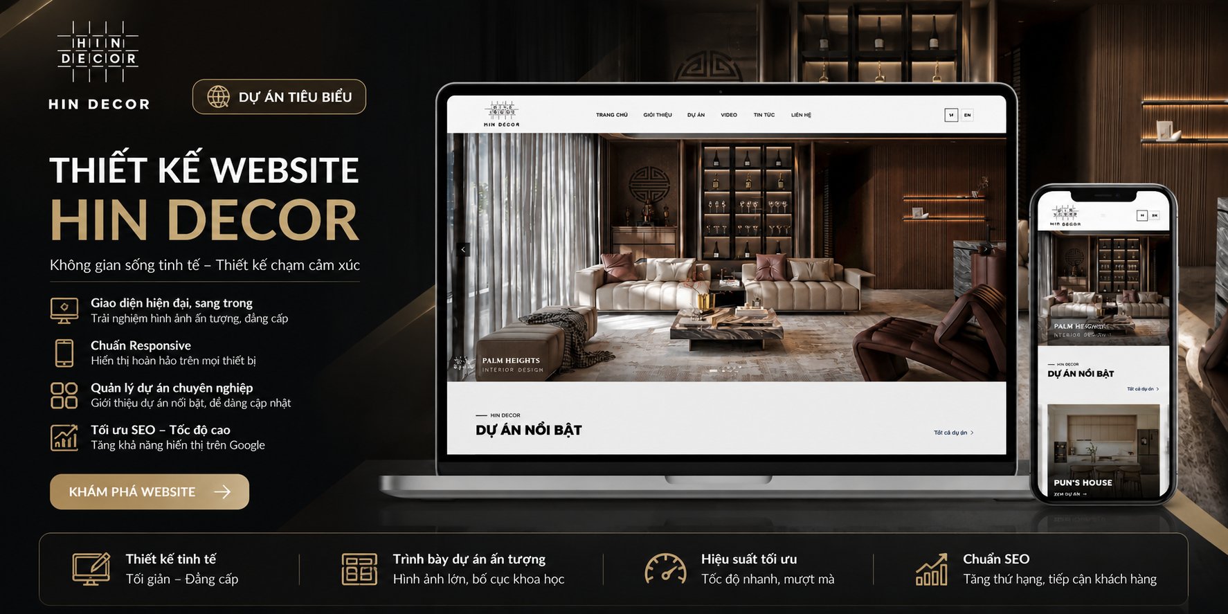 Thiết Kế Website Hin Decor